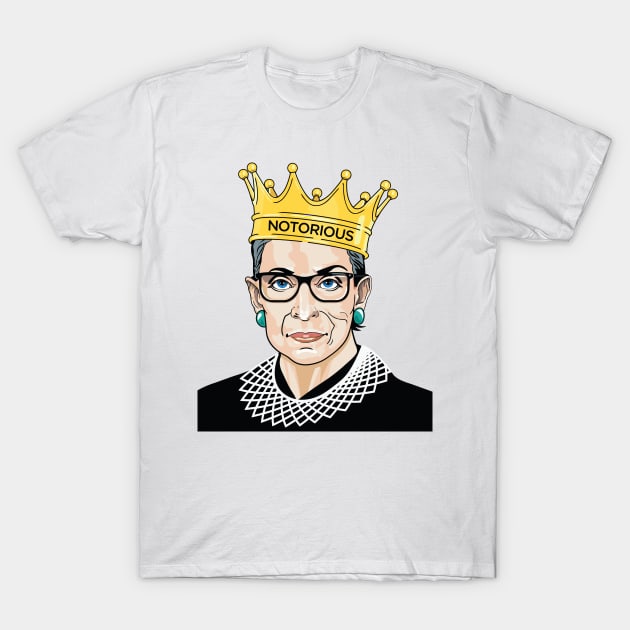 Notorius Ruth Bader Ginsburg T-Shirt by Djokolelono